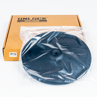Cymbale électronique en silicone noir de haute qualité UNLOCK CY-11C B 11 pouces - Pad de gong électronique professionnel pour batterie électronique 0,9 kg