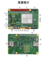 Quectel EC200U papan pengembangan EVB Kit EC200U-EU C4-P01 AU LA EC200UAUAA untuk QuecPython LTE Cat-1 Bluetooth