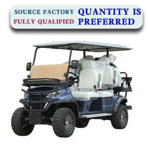 6-местный клубный автомобиль электрический гольф-кар 72 В 4 + 2 пассажирский экскурсионный гольф-багги внедорожник распродажа - Product Image 2