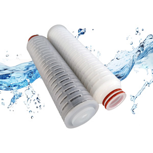 Cartouche filtrante plissée à profondeur pour tests en laboratoire avec pompe pour traitement des eaux usées par osmose inverse, garantie 1 an - Product Image 1