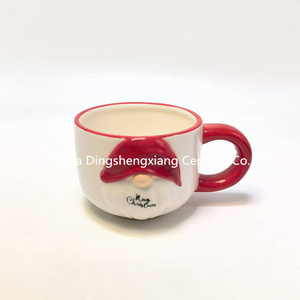 Enfants en céramique <span class=keywords><strong>noel</strong></span> en vrac grand père noël père noël tasse à café tasse avec couvercle en <span class=keywords><strong>gros</strong></span> - Product Image 4