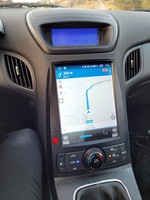 Lecteur DVD de voiture multimédia à écran tactile pour Hyundai Rohens Coupe & Genesis Coupe GPS Navigation 2005-2010