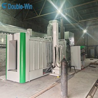 Équipement de pulvérisation intégré pré-équipé, ligne de production de revêtement de pièces mécaniques de haute précision, pompe PLC, fonctionnement automatique