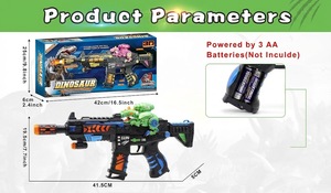 Novo Brinquedo de Luz e Som EPT, Arma de Brinquedo MP9 com Efeito de Luz para Crianças - Product Image 2