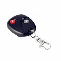 Control Remoto Universal Inalámbrico RF de 2 Botones y 433mhz, de Metal ABS, con Código de Aprendizaje para Puerta de Garaje Automática y Luz