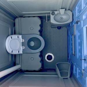 Toilettes portables en plastique écologiques durables pour l'école, l'extérieur, la <span class=keywords><strong>location</strong></span>, les chantiers de construction, prix bas - Product Image 2