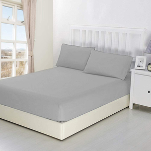 Ga Trải Giường Bằng Vải Cotton Đã Sẵn Sàng Để Vận Chuyển Ga Trải Giường Được Giảm Giá Màu Trơn - Product Image 2