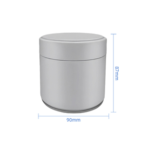 פחית מתכת עגולה ריקה למאצ'ה במבצע חם, 30 גרם, עם מכסה הברגה, פחית עגולה לתה, 90*87 מ\"מ, פחיות מתכת למאצ'ה - Product Image 2