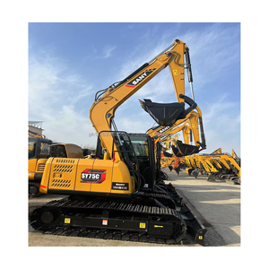 Mini-excavatrice sur chenilles SANY SY75C d'occasion de 7,5 tonnes avec composants de moteur, d'engrenages et de roulements - Product Image 1