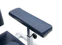 Chaise de phlébotomie médicale, chaise pour prélèvement sanguin, accoudoirs réglables, rembourrage confortable, design chinois, construction métallique, Carenovo ED-03