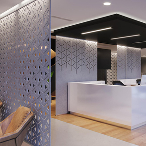 Thiết kế hiện đại riêng tư Bảng điều khiển màn hình Hợp kim nhôm ngăn phòng cho trong nhà và ngoài trời - Product Image 3