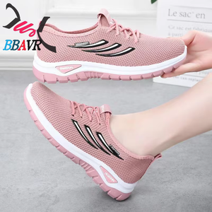 Zapatillas Deportivas con Puntera de Acero para Mujer y Niña, con Entresuela de PVC y Forro de Malla, Ligeras, para Uso Casual en Otoño - Product Image 1