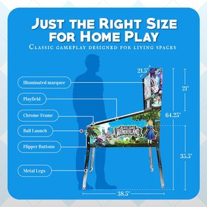 2026 New for Pinball <b>Machine</b> | Classic Tabletop <b>Arcade</b> <b>Game</b> with LED Digital Score Display - Product Image 6