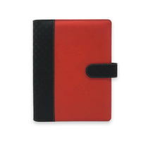 Carnets de notes A4 A5 en cuir pu, pour pc portable, avec anneau de fermeture à boucle magnétique