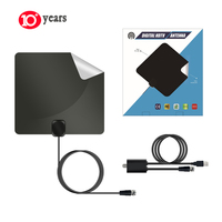 Long Range Ripetitore Del Segnale Locale Canali TV 4K 1080P Amplificato Indoor Televisione Piatto e Cavo Coassiale Digitale HDTV antenna