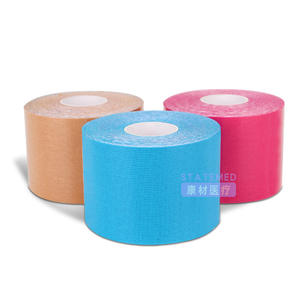 Bande de kinésiologie T, 2,55 cm de large, auto-adhésive, pour activités sportives et musculaires, usage général en extérieur - Product Image 1