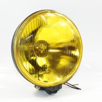 Ampoule de phare antibrouillard ronde en verre jaune DENSO Universal H3 12V 55 avec cache