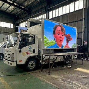 รถบรรทุกโฆษณา LED FAW 4.2 เมตร เครื่องยนต์ดีเซล ยูโร 3 พร้อมจอแสดงผลเคลื่อนที่ขนาดกะทัดรัดสำหรับขาย - Product Image 3