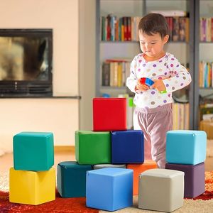 <span class=keywords><strong>Cubes</strong></span> <span class=keywords><strong>en</strong></span> <span class=keywords><strong>mousse</strong></span> souples pour les tout-petits, blocs de construction colorés pour enfants, ensemble de blocs empilables, jouets à lancer - Product Image 6