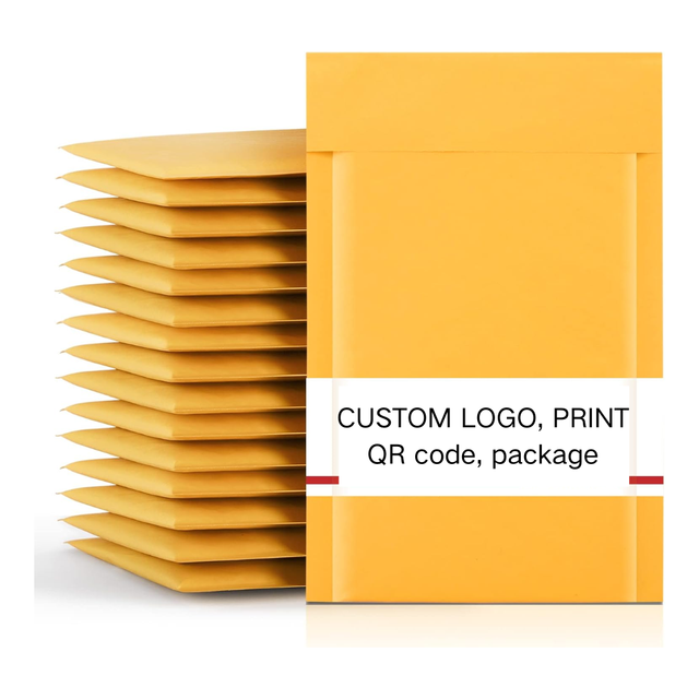 15.3x22.9cm Pale Pink Bubble Mailers Self-Seal Bulk For Shipping Fragile Item Mailing