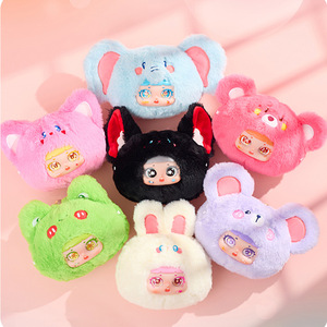 Cute Dudu Cub Food Party PVC Anime figura de moda caja ciega juguete figurita mochila bolsa colgante Frozen decoración al por mayor - Product Image 1