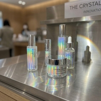 Eco-Friendly Custom Adhesive Iridescent Holographic Gold Foil Waterproof Anti-Counterfeit Perfume Lotion Skin Care Lipstick