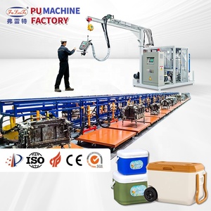 Equipo de línea de producción de espuma circular multiestación FLT Tailandia para cajas aisladas de Pu que utilizan máquinas de espuma de ciclopentano - Product Image 1