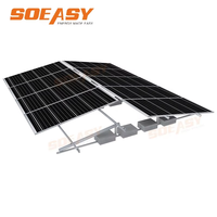 Support de montage solaire sur toit plat lesté Soeasy pour projets d'installation de panneaux photovoltaïques