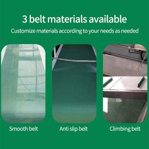 सबसे अच्छी कीमत pvc रेस्तरां पिज्जा ओवन फुली व्हील घुमावदार रोलर सामान साफ धातु मोबाइल ऊर्ध्वाधर कन्वेयर बेल्ट - Product Image 6