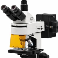 Trinocular Fluorescence Microscope 4K Camera Auto Focus 400x Laboratory