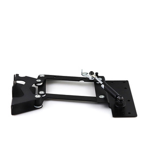 Base Metálica Plegable con Elevación Hidráulica para Mesa de Centro, Escritorio de Computadora, Diseño Industrial, Acabado Negro por Electroforesis - Product Image 2