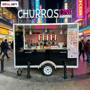 รถเข็นขายไอศกรีมทรงสี่เหลี่ยม ได้รับการรับรองมาตรฐาน CE ผ่านการรับรอง DOT พร้อมอุปกรณ์ครบครันสำหรับขายซอฟต์เสิร์ฟ พิซซ่า บาร์บีคิว และอาหารจานด่วน - Product Image 5