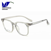 Lunettes optiques rectangulaires TR90 sur mesure OEM, taille 54-19-148, vision haute définition pour adultes unisexes, équipe de conception interne