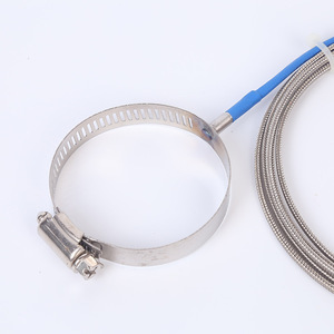 K Type Thermocouple 100mm Circular O Ring Clamp End Face Temperature Sensing Wire Probe - Product Image 4