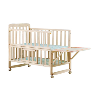 Culla Moderna in Legno per <span class=keywords><strong>Neonati</strong></span> - Altalena Regolabile in Altezza per Uso Esterno e Ospedaliero, Servizio OEM all'Ingrosso, <span class=keywords><strong>Dimensioni</strong></span> Personalizzabili, Finitura Atossica - Product Image 2