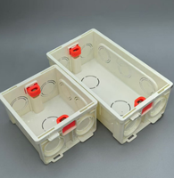 Boîtier de Commutation Extérieur Étanche en PVC Style Français AGUX IP54 86x86mm 3x3 Raccordable avec Vis Boîte de Jonction