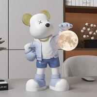 Accessoire décoratif pour enfants en gros, veilleuse LED en forme d'ours pour le salon, le meuble TV, la table basse ou la table de chevet