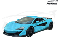 Nouveau kit de conversion de pare-chocs avant/arrière en fibre de carbone pour coupé 540C/570S/600LT, noir carbone, installation par clip, garantie 1 an
