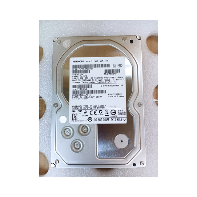 Low Latency 7200 RPM High Performance External Hard Disk Drive 3TB 3.5 Inch for Computer