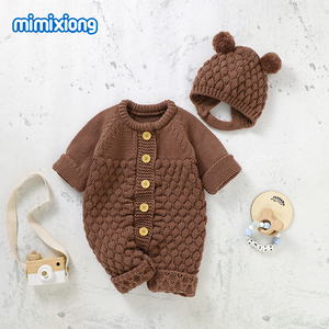 Mimixiong Venta al por Mayor de Ropa de Invierno Personalizada, Pijama de Manga Larga para Bebé, Mamelucos para Bebé, Ropa de Bebé - Product Image 6
