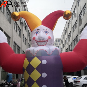 Payaso Inflable de Dibujos Animados, Personaje de Arlequín con Patrón de Diamantes, Decoración Publicitaria para Carnaval, Circo, Festivales y Eventos - Product Image 2