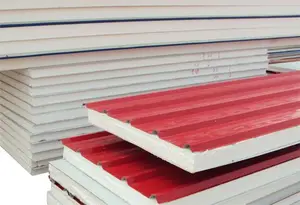 EPS Building Materials: Insulation Steel 50mm 75mm Sandwich Panel Ups Sandwich Wall Foam Core Panel