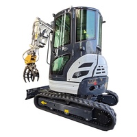 TKMACH / SDTKMACH mini excavateur 1t 1 5t 1 8t 2t 3t multifonction terrassement machines de terrassement excavateur avec luxe fermé
