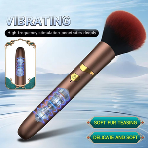 Mini Xách Tay Vibrator Dành Cho Người Lớn Đồ Chơi Nữ Quan Hệ Tình Dục Đồ Chơi Trang Điểm Bàn Chải Hình Dạng Kín Đáo Máy Rung Núm Vú G Tại Chỗ Rung âm Vật - Product Image 2
