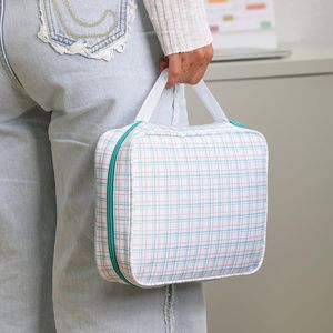 Muestra gratis, regalos de arte cristiano personalizables, cierre de cremallera perfecto, mango impermeable con cubierta de la Biblia de poliéster para mujer - Product Image 3