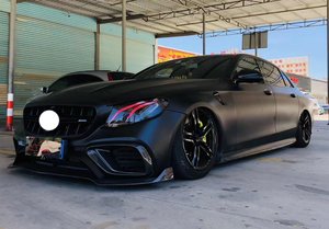 Parti di carrozzeria Auto per <span class=keywords><strong>Mercedes</strong></span> W213 fino a E63 <span class=keywords><strong>Maybach</strong></span> modello di stile classe S con paraurti anteriore e posteriore 2016-2019 - Product Image 3