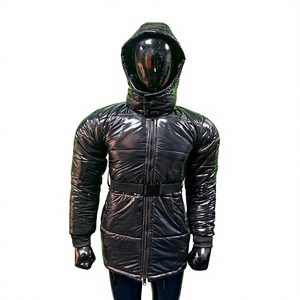 Women <b>Winter</b> Genuine <b>Leather</b> Blouson <b>Jacket</b> Hooded Full Sleeve Thick Warm Zipper Closure Regular Length Animal Print Breathable - Product Image 1