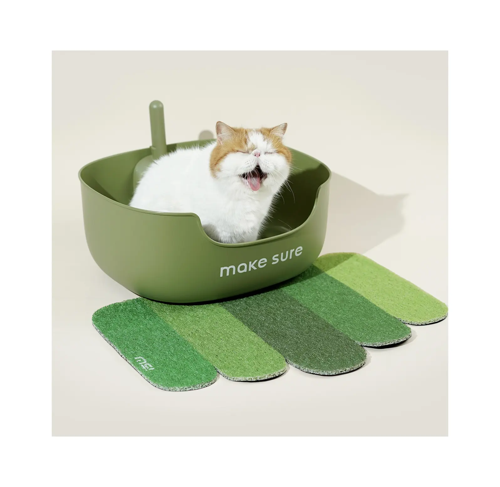 Yastık ile 2024 sıcak satış Premium kedi kum kabı kedi tuvalet Premium Pet ürünleri