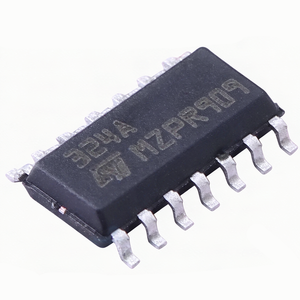 LM324ADT SOIC-14 แอมพลิฟายเออร์เชิงปฏิบัติการ - ออปแอมป์ กำลังไฟต่ำ กระแสไบแอสอินพุตต่ำ - Product Image 1