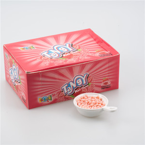 Dulces Halal <span class=keywords><strong>al</strong></span> por Mayor en Bolsas de Forma Irregular, Bonbons Rosados con Sabor a Fresa, Caramelos Masticables de Frutas para Niños - Product Image 3
